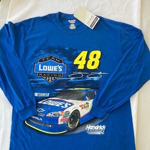 Official NASCAR Jimmie Johnson Long Sleeved T Shirt NWT